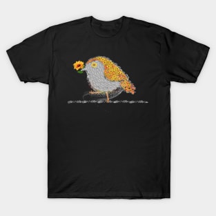 Sunflower Bird Costume Gift T-Shirt